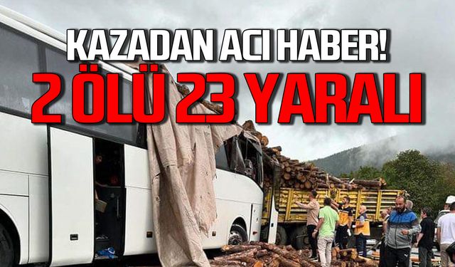 Kazadan acı haber! 2 ölü 23 yaralı!