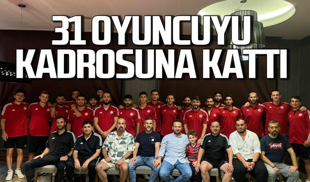 Zonguldak Kömürspor 31 oyuncuyu kadrosuna kattı