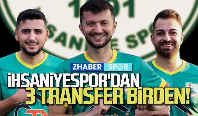 İhsaniyespor'dan 3 transfer birden!