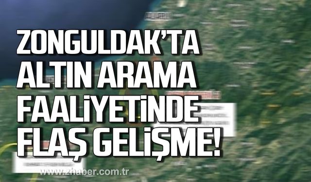 Zonguldak'ta altın arama faaliyetinde flaş gelişme!