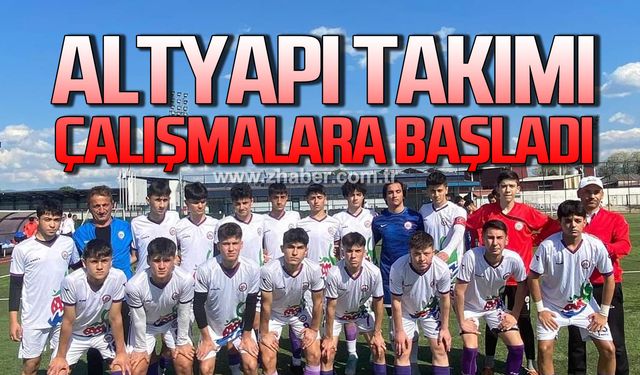 Kdz. Ereğli Belediyespor altyapı takımı çalışmalara başladı