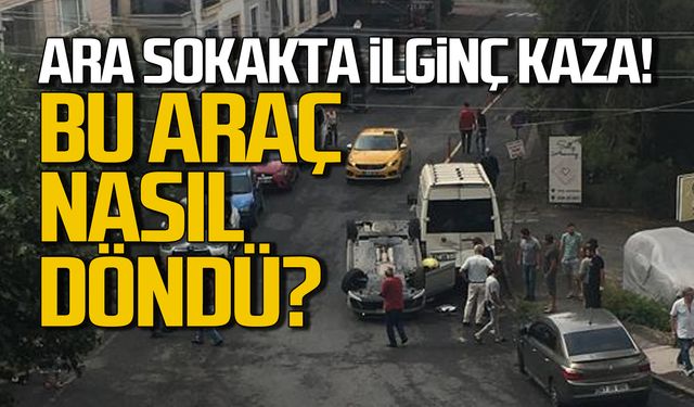 Ereğli'de ilginç kaza! Kübra Alev Durul yaralandı!