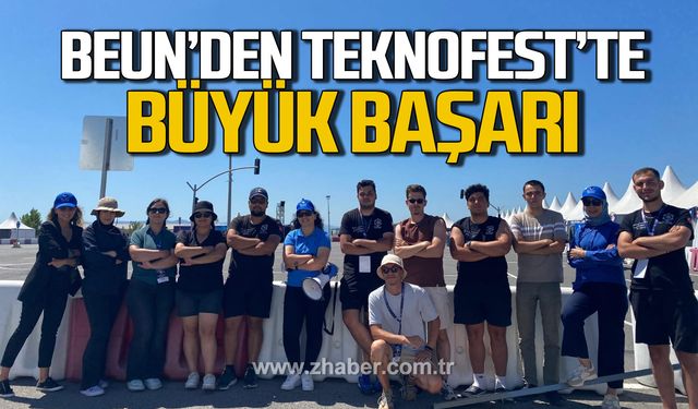 BEUN Teknoloji takımlarından Teknofest’te büyük başarı