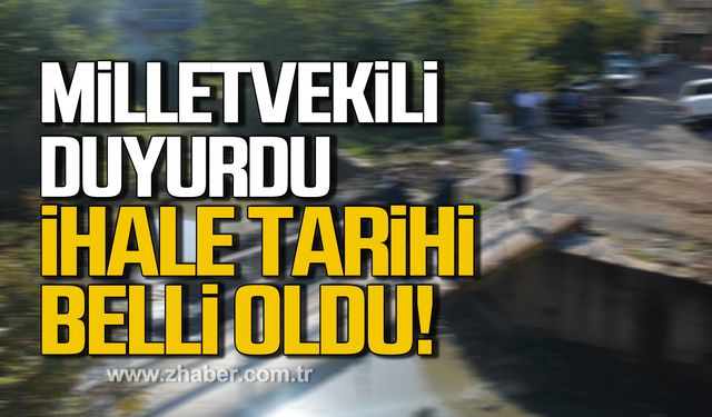 Vekil Bozkurt duyurdu! Kabasakal Deresi için ihale tarihi belli oldu!