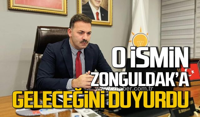 Mustafa Çağlayan, Genel Başkan Yardımcısının Zonguldak'a geleceğini duyurdu