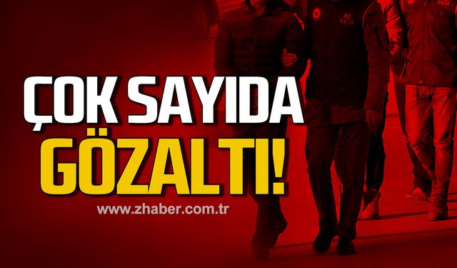 Zonguldak'ta büyük operasyon! Çok sayıda gözaltı!