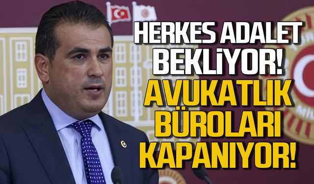 Herkes adalet bekliyor! Avukatlık büroları kapanıyor!