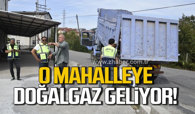 Ören Mahallesi’nde doğalgaz çalışmaları başladı