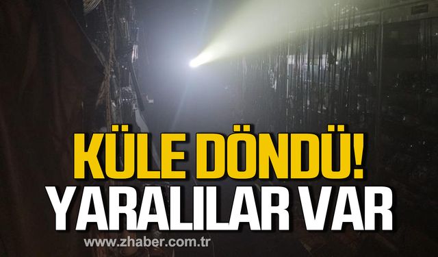 Kdz. Ereğli'de yangın! Yaralılar var!