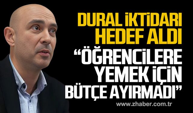 Devrim Dural iktidarı hedef aldı! "Ak Parti öğrencilere yemek için bütçe ayırmadı"