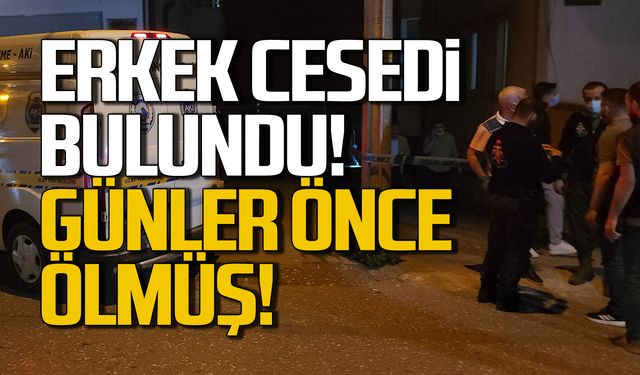 Erkek cesedi bulundu! 10 gün önce ölmüş!