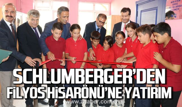 Schlumberger'den Filyos Hisarönü'ne eğitim yatırımı!