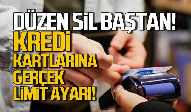 Kredi kartı kullanımına gerçek limit ayarı!