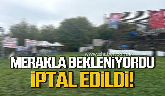 Merakla beklenen güreş iptal oldu