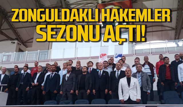 Hakemler yeni sezon açılışını gerçekleştirdi