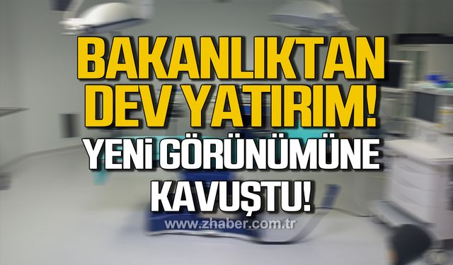 Çaycuma Devlet Hastanesi'nde ameliyathaneler yenilendi