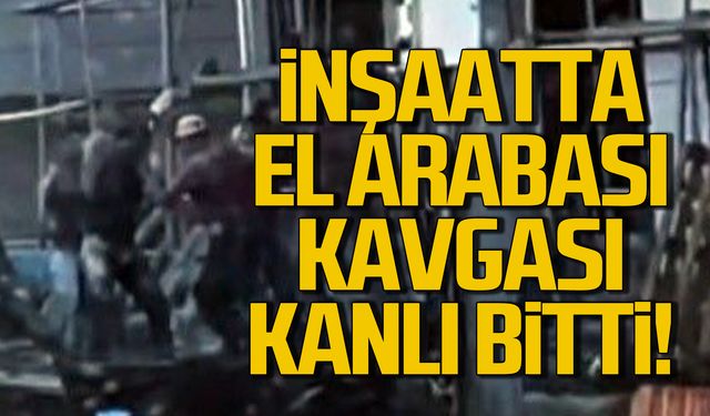 İnşaatta el arabası kavgası kanlı bitti!