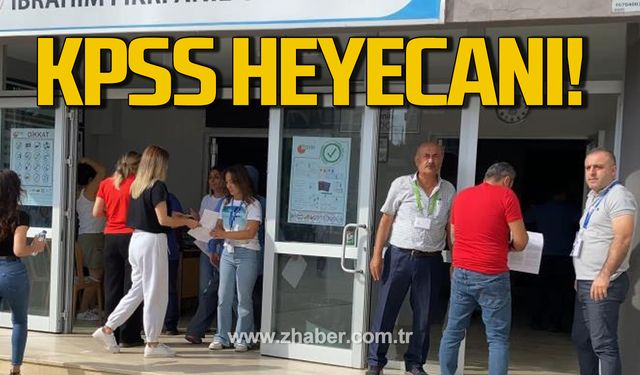 Zonguldak'ta KPSS heyecanı!