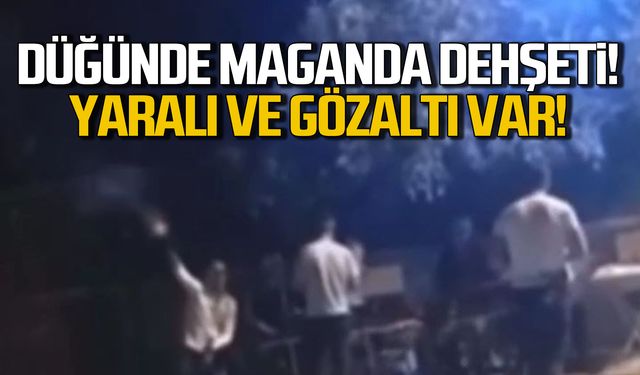 Düğünde maganda dehşeti! Yaralı ve gözaltı var!