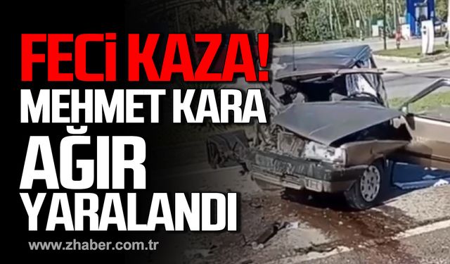 Bartın'da feci kaza! Mehmet Kara ağır yaralandı!