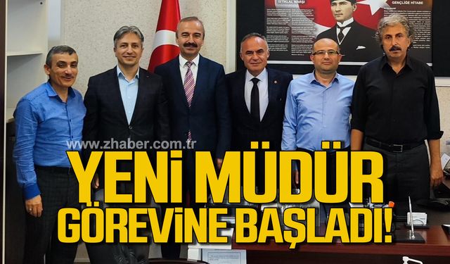 Ayhan Alagöz, görevine başladı