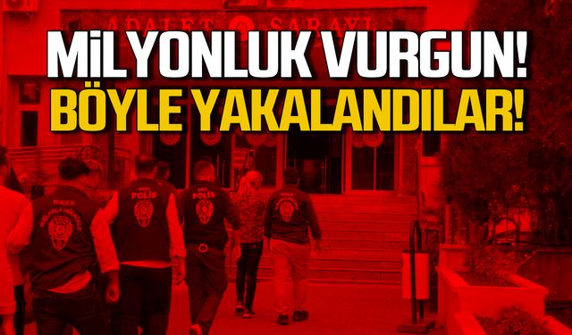 Milyonluk vurgun! Borsa dolandırıcıları yakalandı!