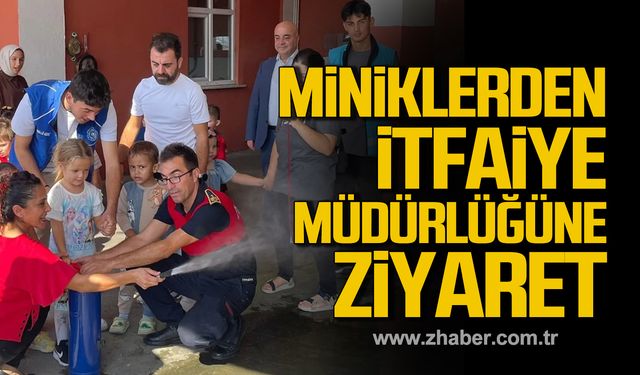 Miniklerden İtfaiye Müdürlüğüne ziyaret!