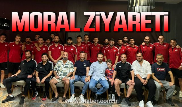 Zonguldak Kömürspor yönetiminden futbolculara moral ziyareti!