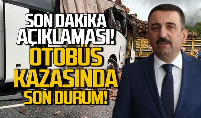 Otobüs kazasında son durum! Vali Hacıbektaşoğlu'ndan son dakika açıklaması!