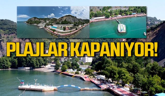 Zonguldak'ta plajlar kapanıyor!