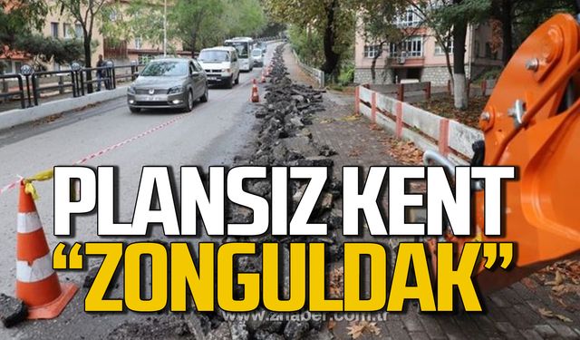 Baltaş; "Plansız kent Zonguldak"