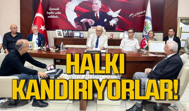 Posbıyık; "Halkı kandırıyorlar!"