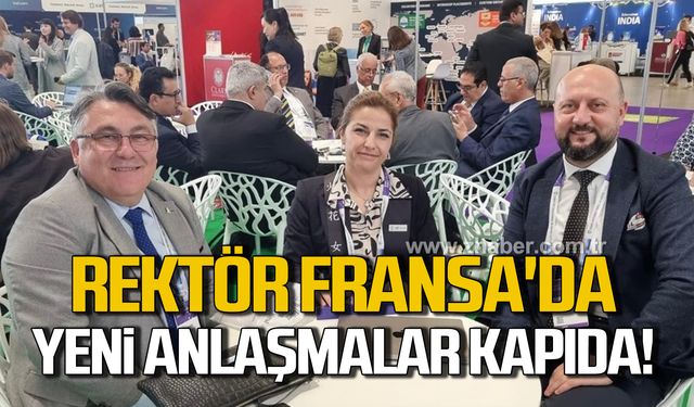 Rektör Özölçer Fransa'da EAIE 2024 Yükseköğretim Fuarı’na katıldı