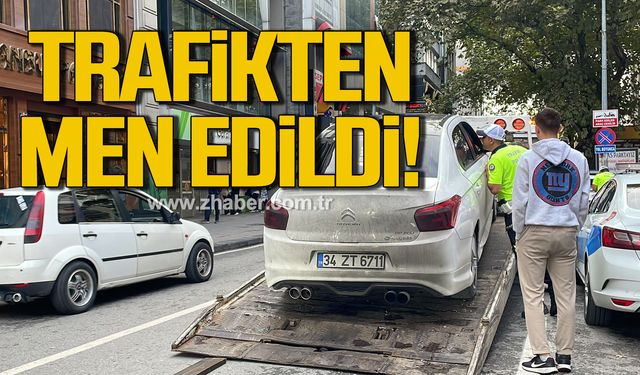 Zonguldak’ta otomobil trafikten men edildi!