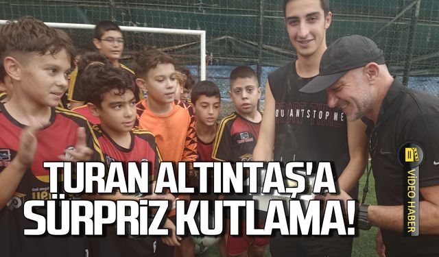 Turan Altıntaş'a sürpriz doğum günü kutlaması