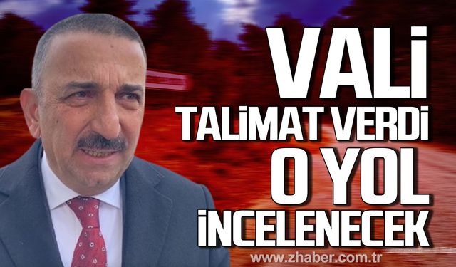 Vali Hacıbektaşoğlu talimat verdi! Mıcırlı yol incelenecek!