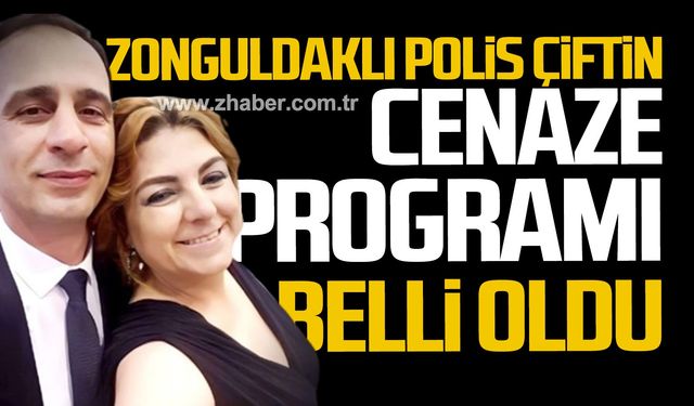 Zonguldaklı polis memuru çift Kahraman Kudu ve Filiz Kudu'nun cenaze programı belli oldu!