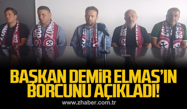 Harun Demir Zonguldak Kömürspor’un borcu açıkladı!