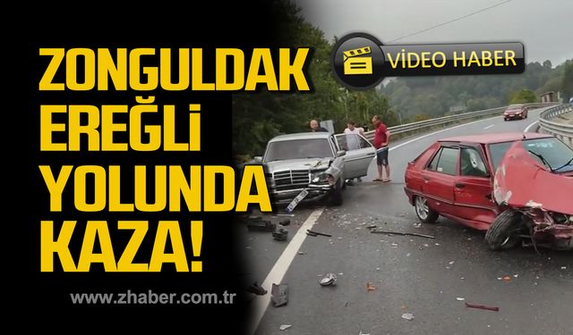 Zonguldak- Ereğli yolunda kaza!