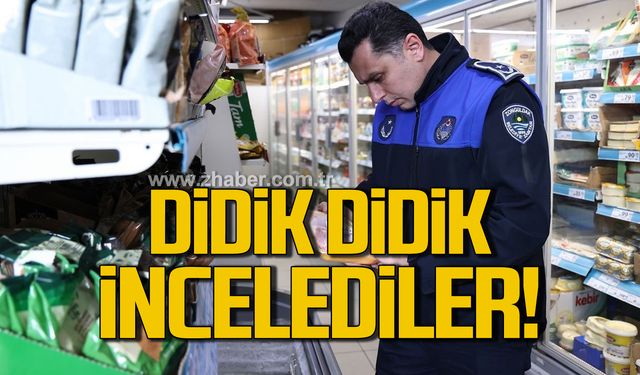 Zabıtalar marketleri denetledi!