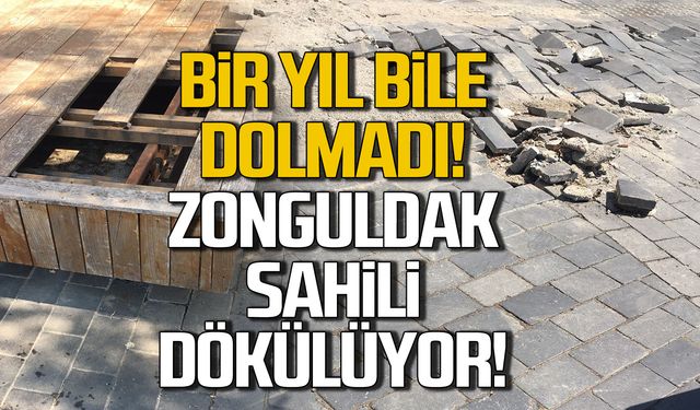 Zonguldak sahili yeniden dökülüyor!