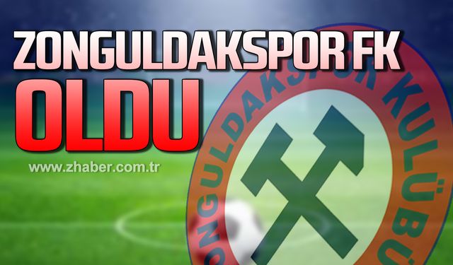 Zonguldak Kömürspor’un ismi Zonguldakspor FK olarak değişti!