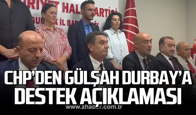 CHP İl Başkanlığından Gülşah Durbay'a destek açıklaması