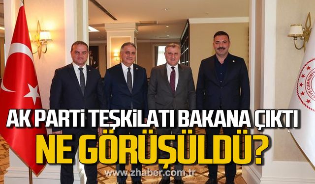 Ak Parti Zonguldak Teşkilatı'ndan Bakan Osman Aşkın Bak'a ziyaret!