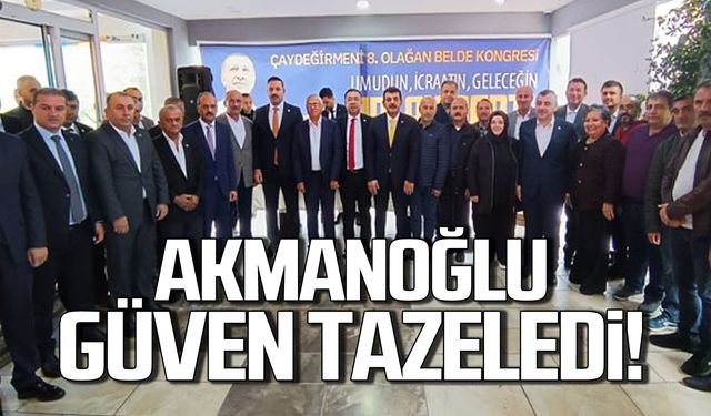 Akmanoğlu Çaydeğirmeni'de güven tazeledi!