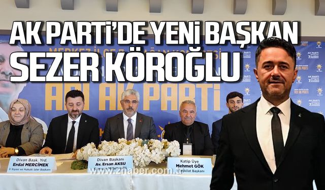 Ak Parti Merkez İlçe Başkanı Sezer Köroğlu oldu!