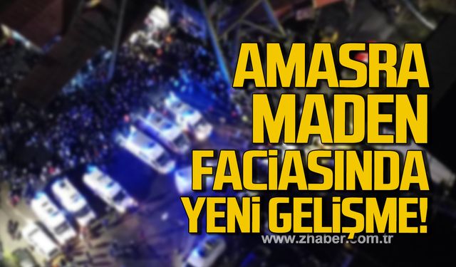 Amasra maden faciasında yeni gelişme!