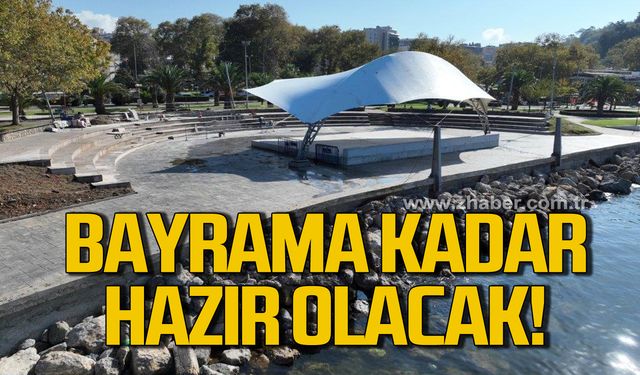 Ereğli'de Amfi tiyatro, Cumhuriyet Bayramı’na hazır olacak!