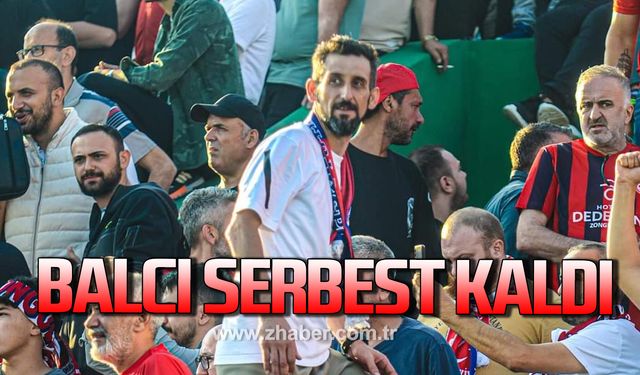 Zonguldakspor tribün lideri Miraç Balcı serbest kaldı!