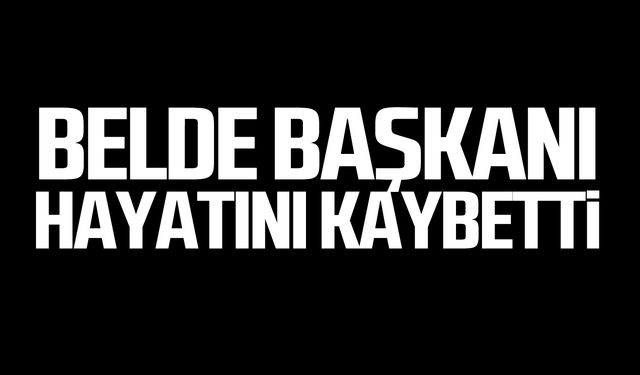 Belde başkanı Ferhan Bahadır hayatını kaybetti